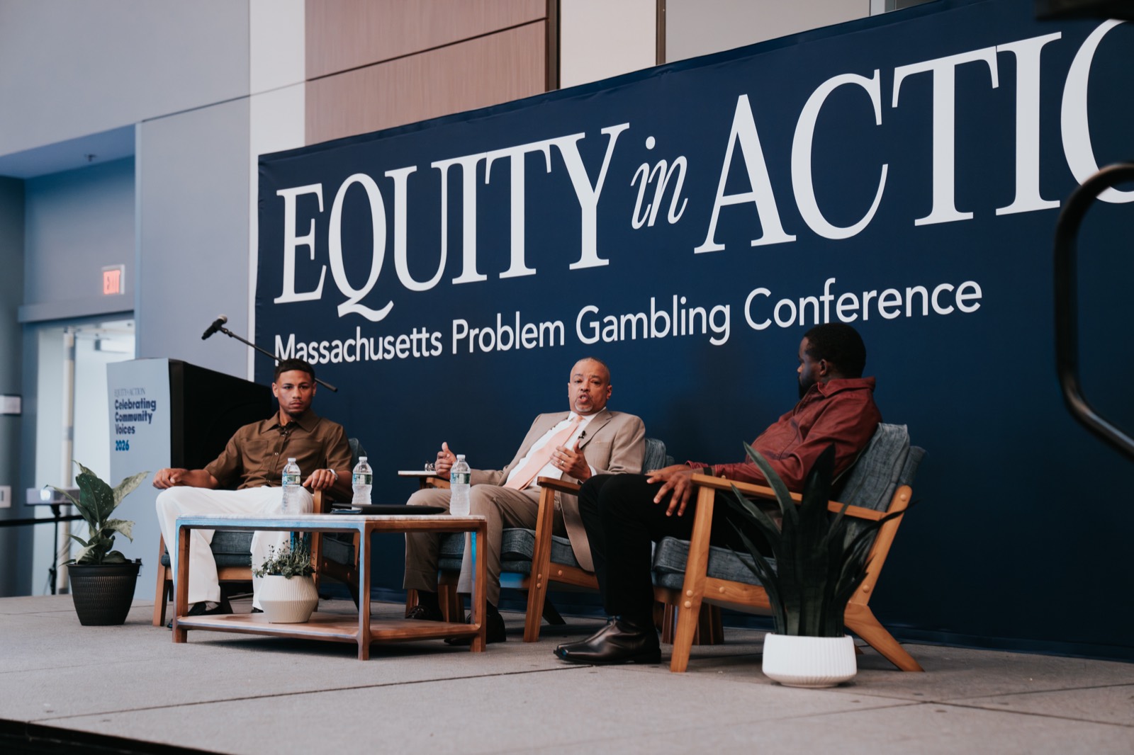 Jamaine Ortiz speaking on a panel